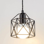Luminária Pendente Minimalista Gaiola