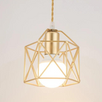 Luminária Pendente Minimalista Gaiola