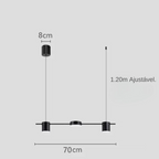 Luminária Pendente LED Multi-Spots