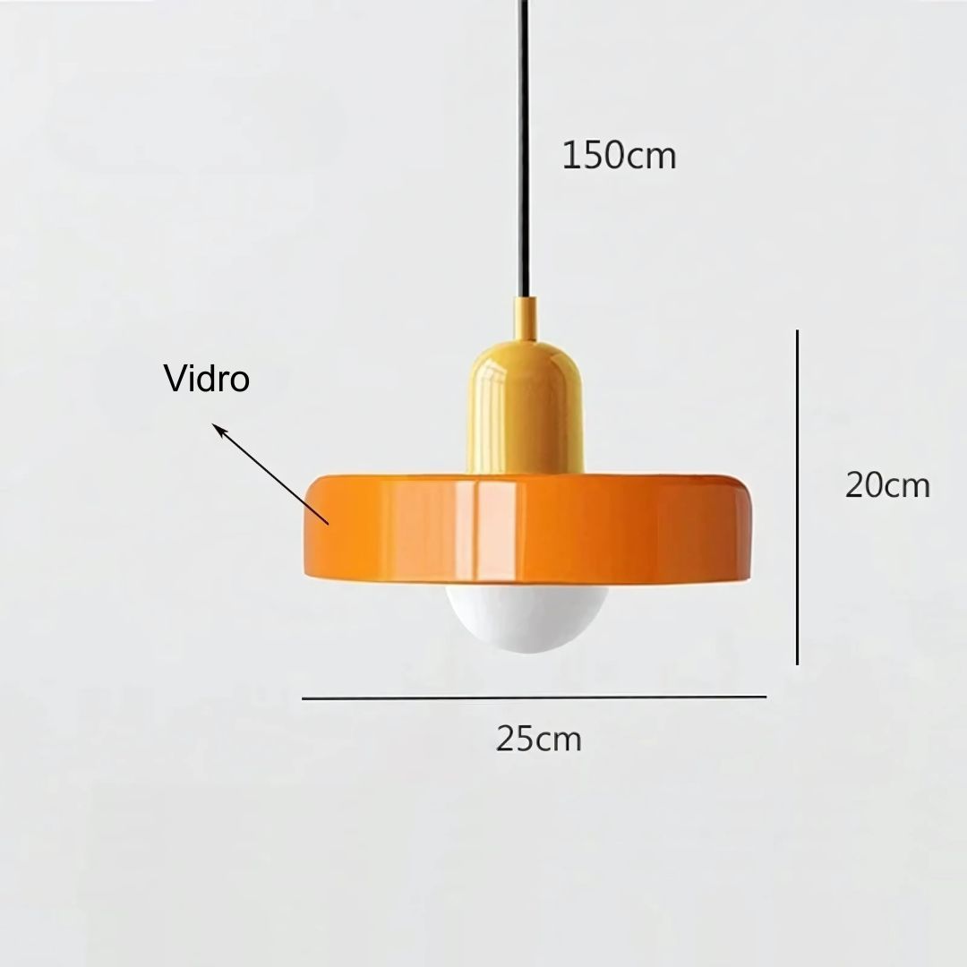 Lustre Pendente Amazonas em Vidro
