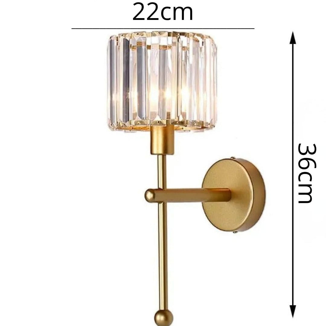 Arandela Imperial Crystal Recarregável