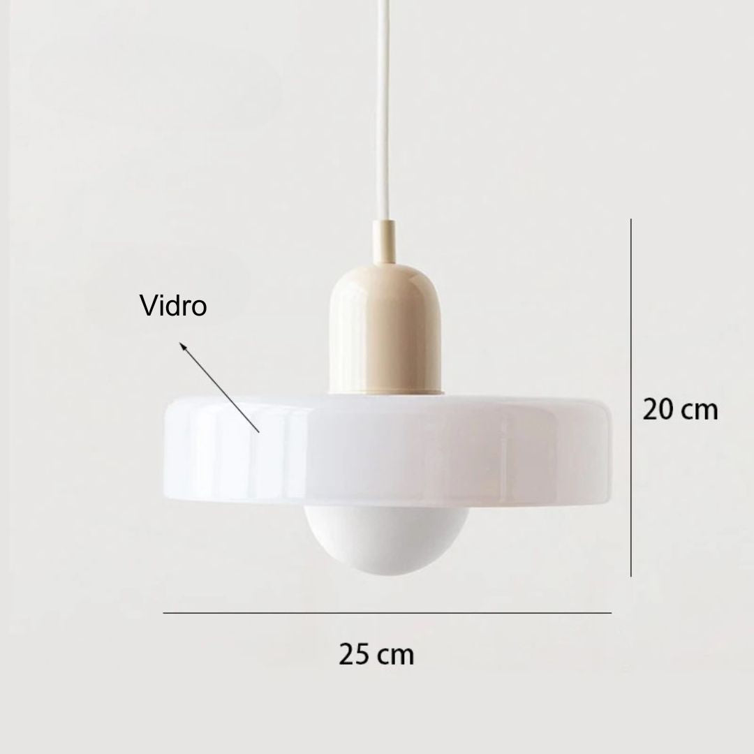 Lustre Pendente Amazonas em Vidro