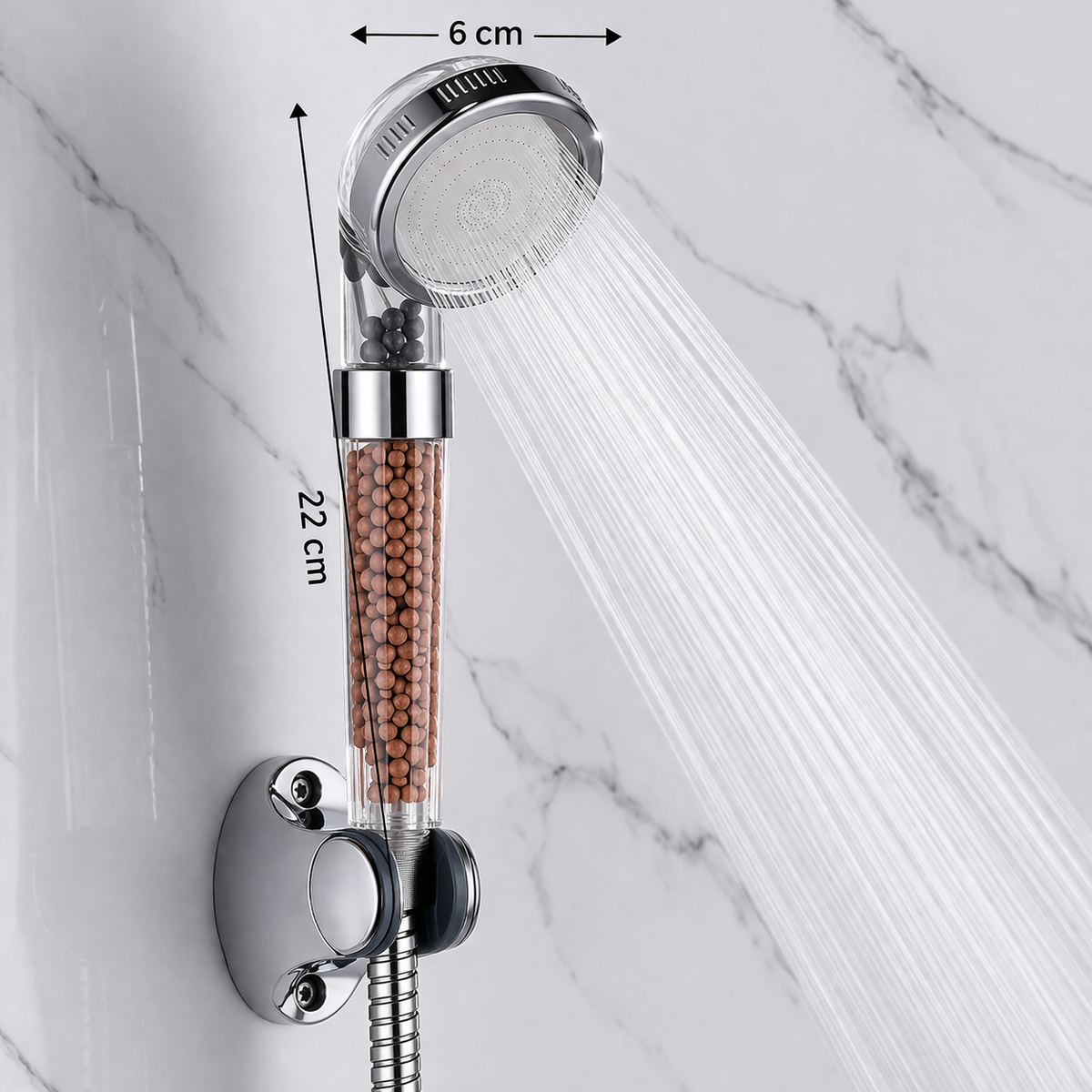 Ducha Alta Pressão com Filtro e Economia d'Água