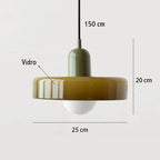 Lustre Pendente Amazonas em Vidro