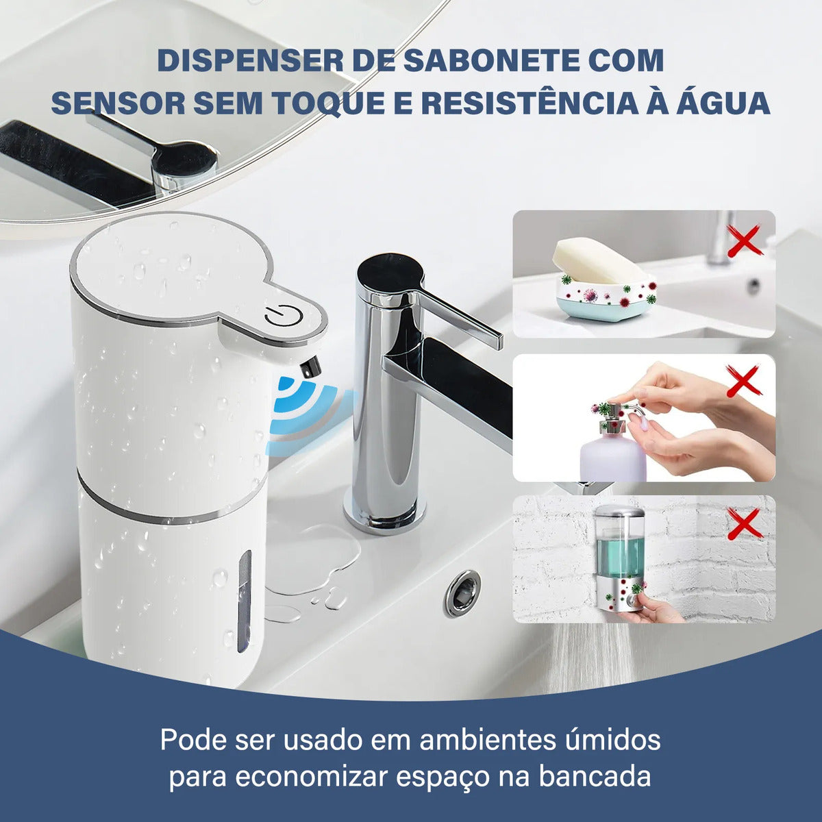 Dispensador Automático Espuma Luxe Touch
