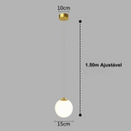 Luminária Pendente para Sala e Quarto Globo
