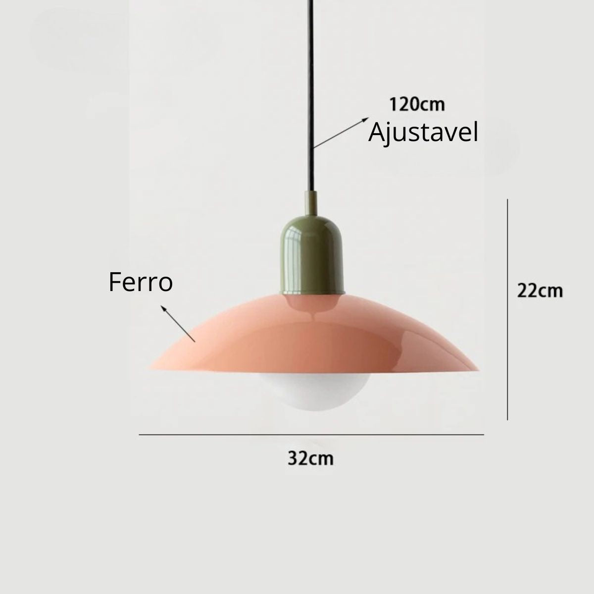 Luminária Pendente Americana