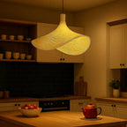Luminária Pendente Em Rattan