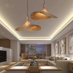 Luminária Pendente Em Rattan