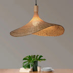 Luminária Pendente Em Rattan