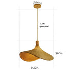 Luminária Pendente Em Rattan