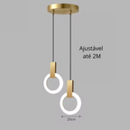 Luminária Pendente Led Anel