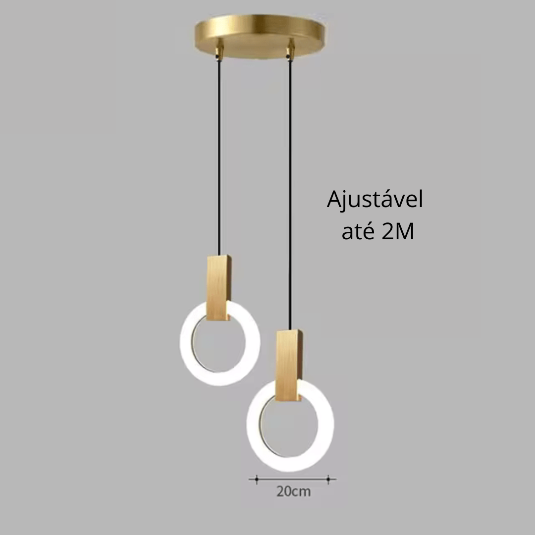 Luminária Pendente Led Anel