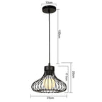 Luminária Pendente Retro de Ferro para Teto