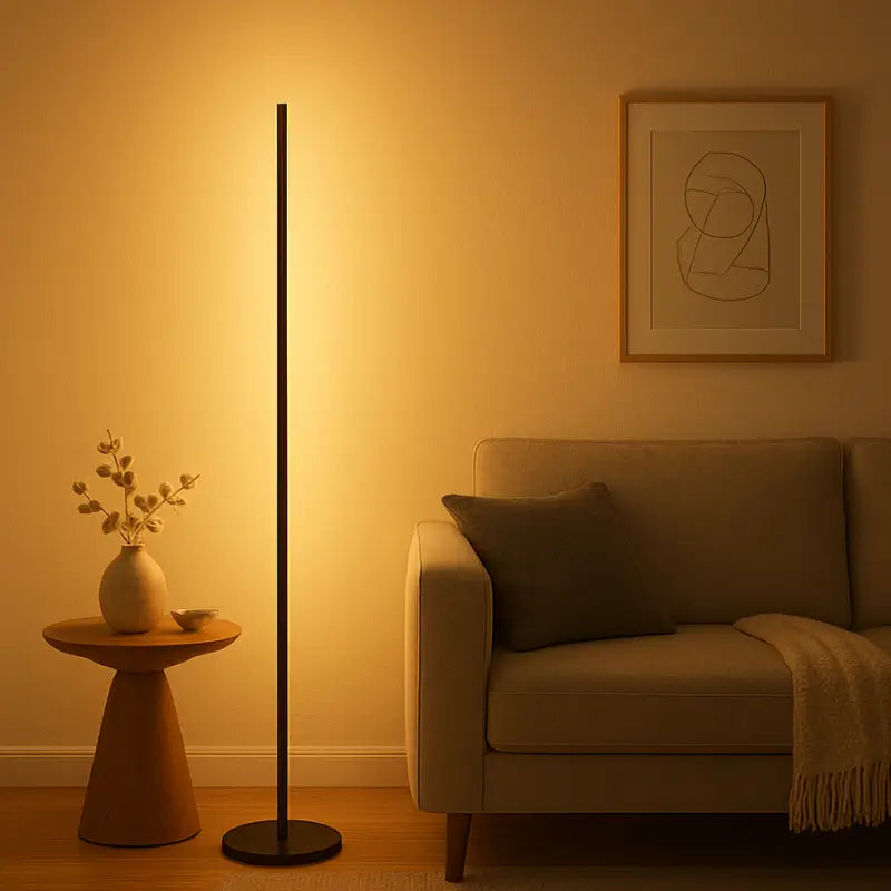 Luminária de Chão Barra Led Minimalista