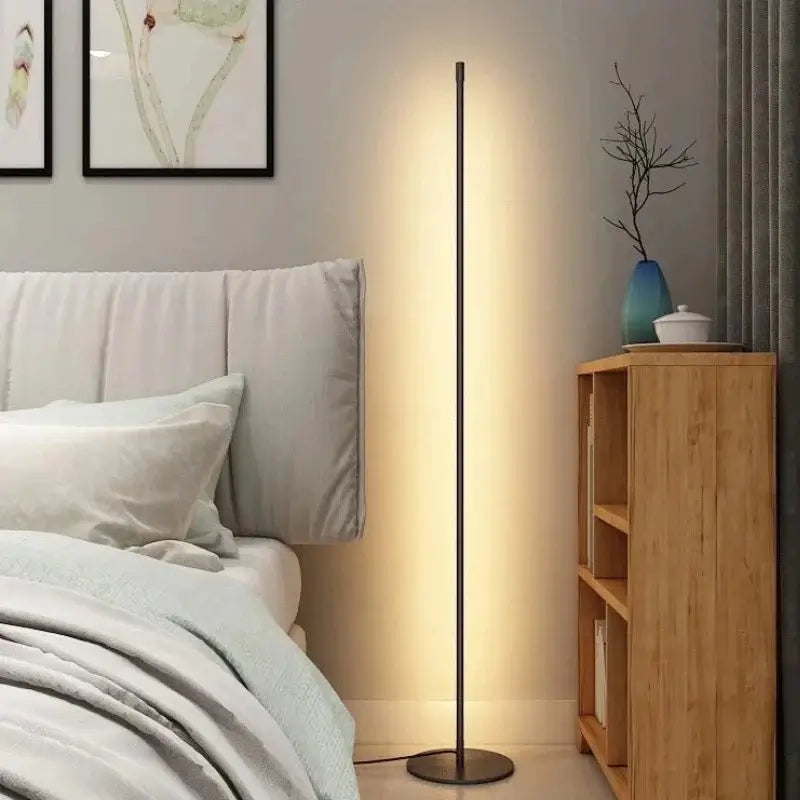 Luminária de Chão Barra Led Minimalista