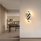 Luminária de Parede Led Espiral Curva para Decoração