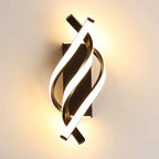 Luminária de Parede Led Espiral Curva para Decoração