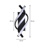 Luminária de Parede Led Espiral Curva para Decoração