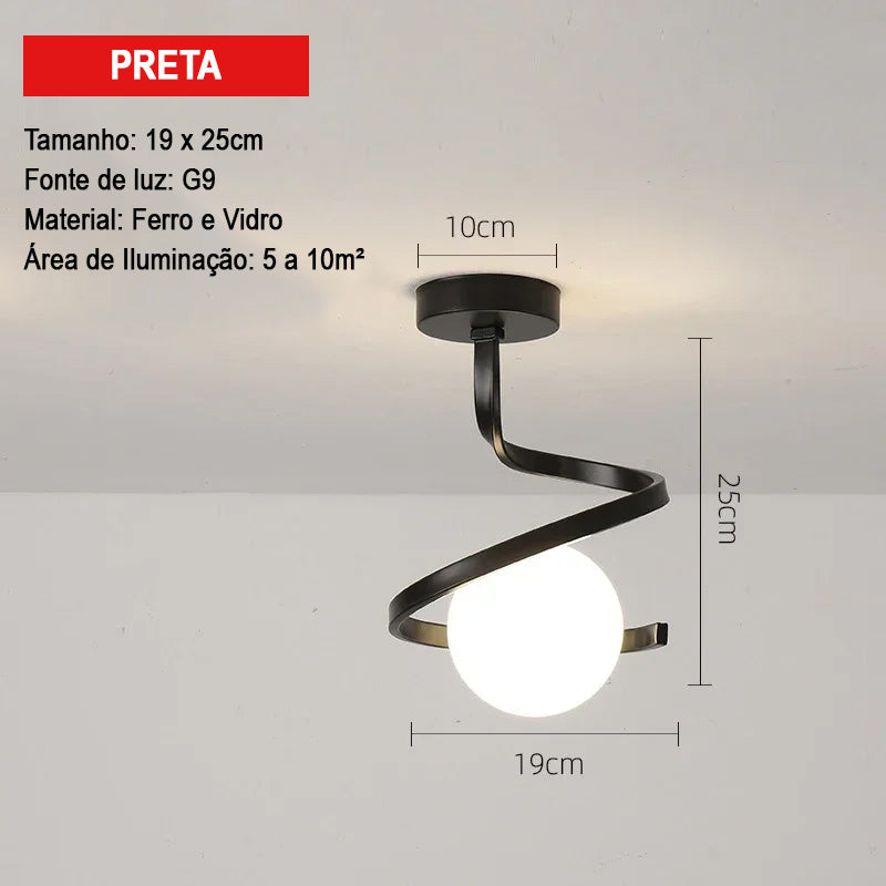Luminária de Teto Led Moderna
