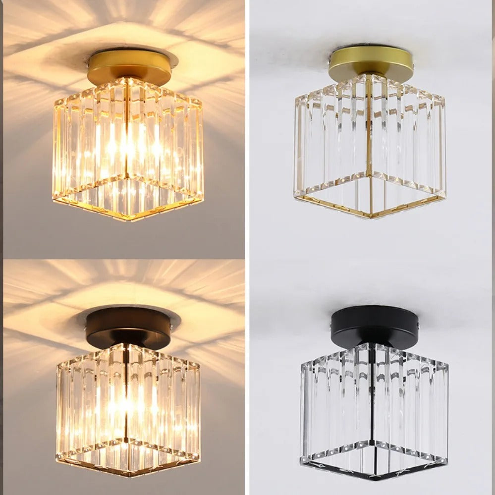 Luminária de Teto Plafon em Vidro