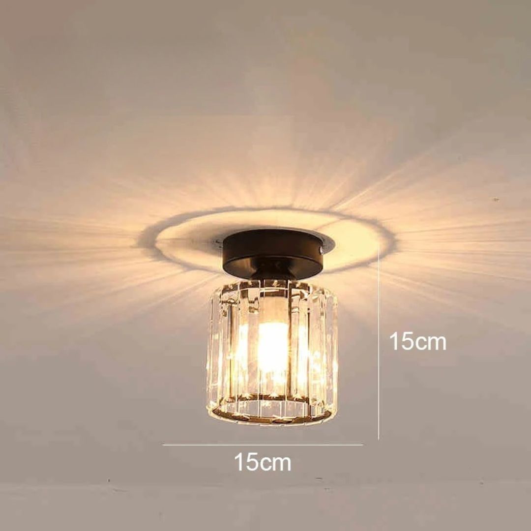 Luminária de Teto Plafon em Vidro