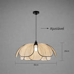 Lustre Boho LED Altura Ajustável
