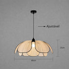 Lustre Boho LED Altura Ajustável