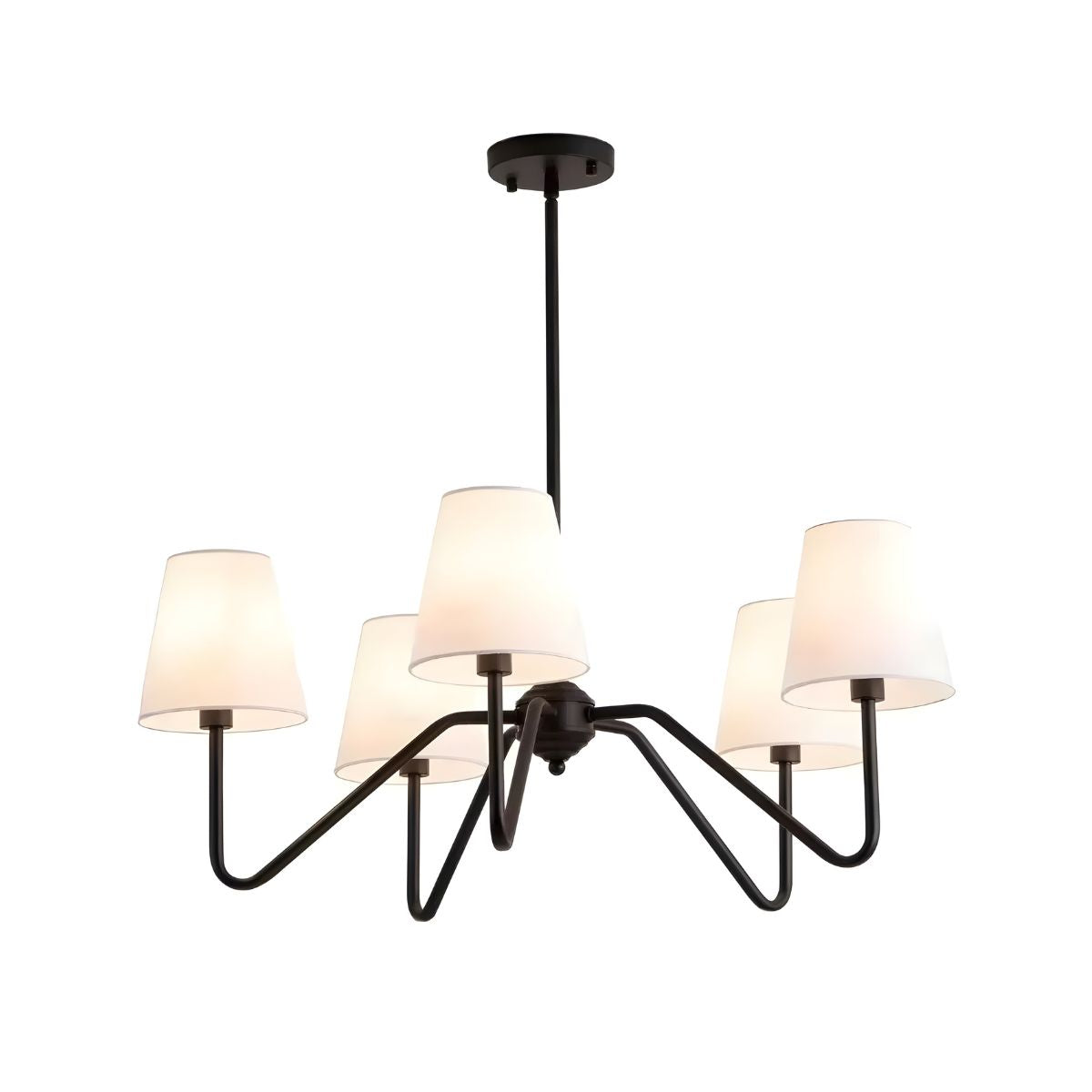 Lustre Industrial Americano de Ferro Forjado