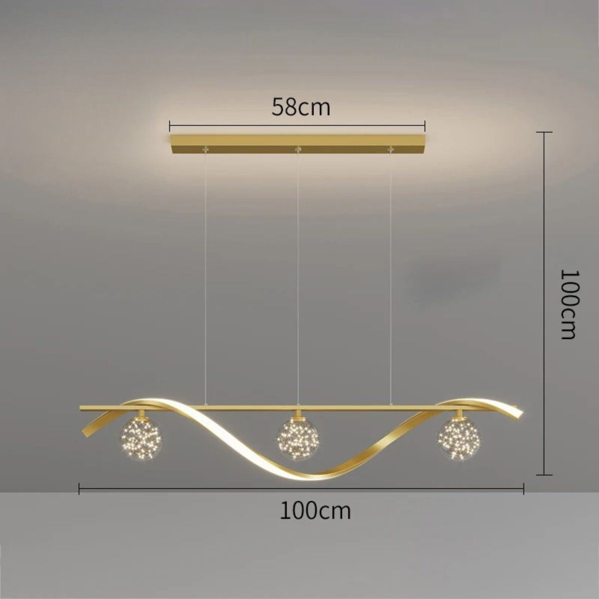 Lustre Minimalista para Sala de Jantar e Estar