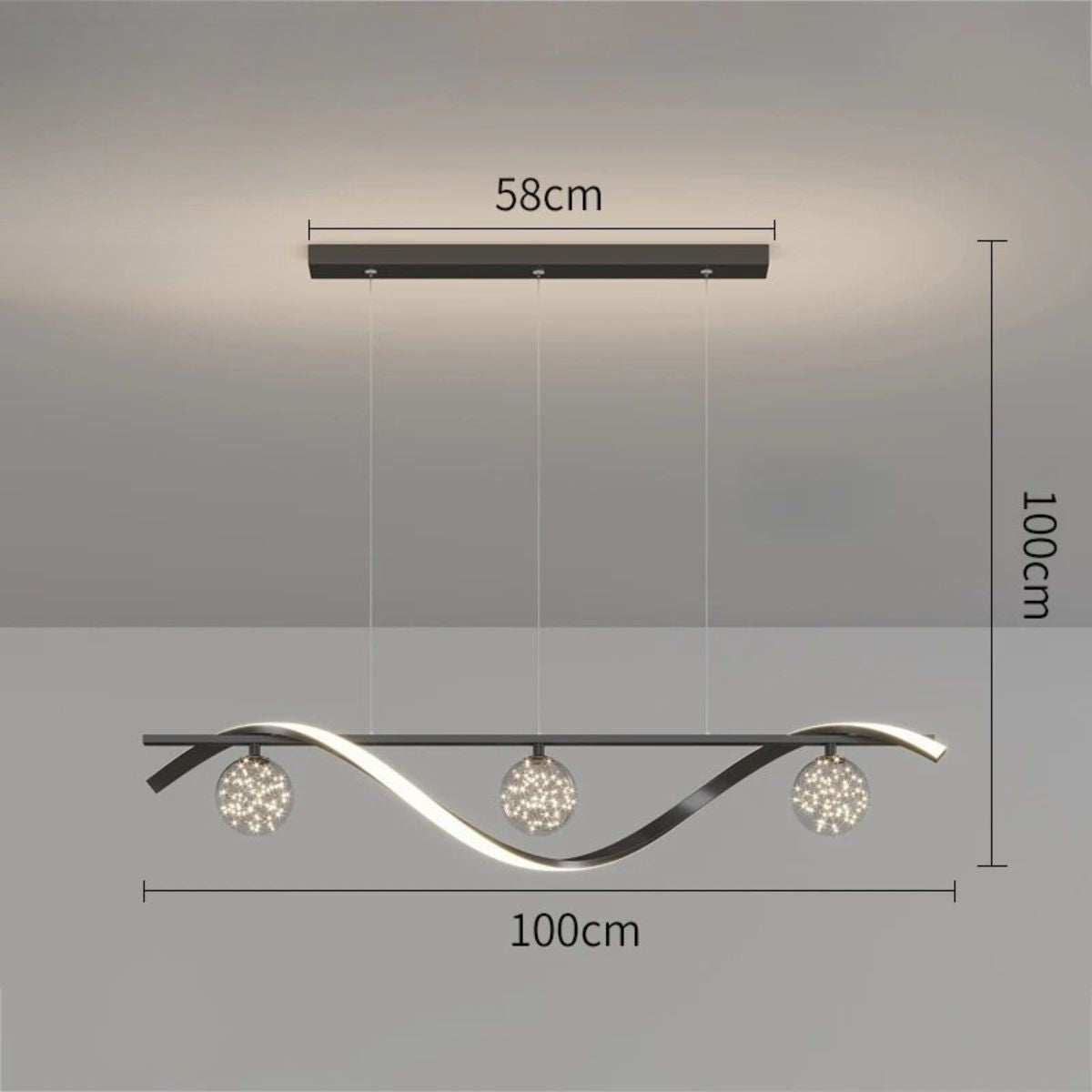 Lustre Minimalista para Sala de Jantar e Estar
