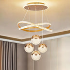Lustre para Sala Circular 3 Tons de Luz