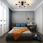 Lustre para Sala de Jantar e Quarto 6 Luzes