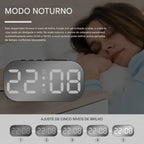 Relógio LED Espelhado Vitrine Slim