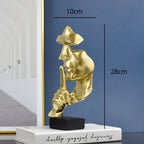 Escultura Decorativa Silence – Brivar Decor