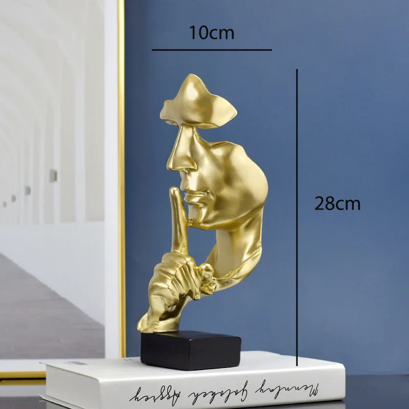 Escultura Decorativa Silence – Brivar Decor