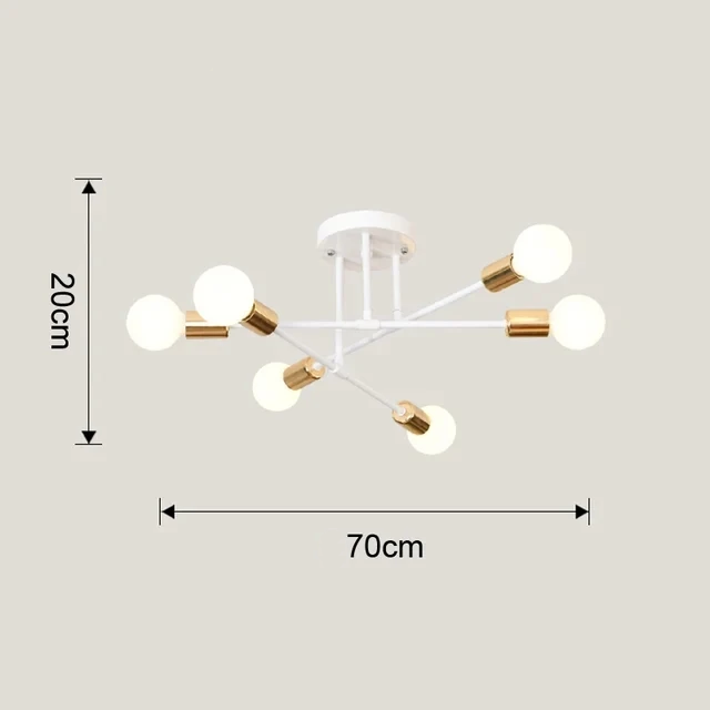 Lustre Para Sala de Estar e Jantar Nordic