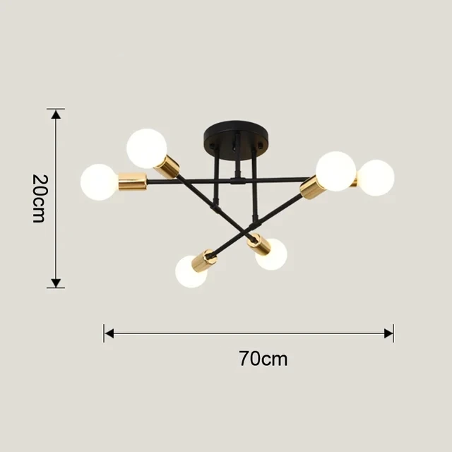 Lustre Para Sala de Estar e Jantar Nordic