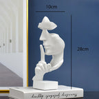 Escultura Decorativa Silence – Brivar Decor