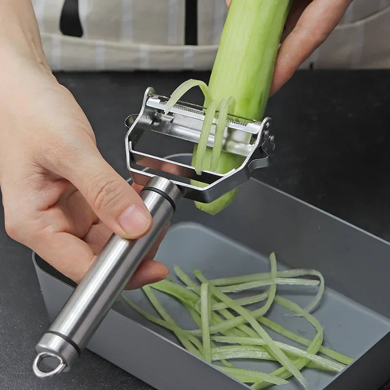 Descascador Multifuncional em Aço Inox para Legumes