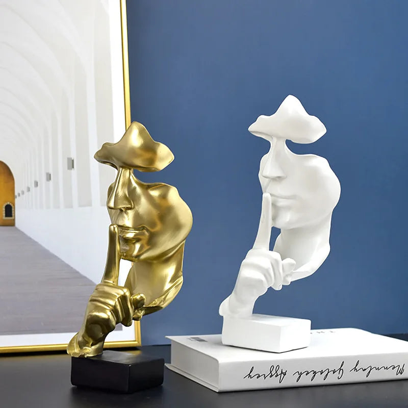 Escultura Decorativa Silence – Brivar Decor