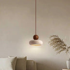 Luminária Pendente de Pedra Travertino