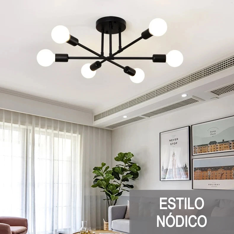 Lustre Para Sala de Estar e Jantar Nordic