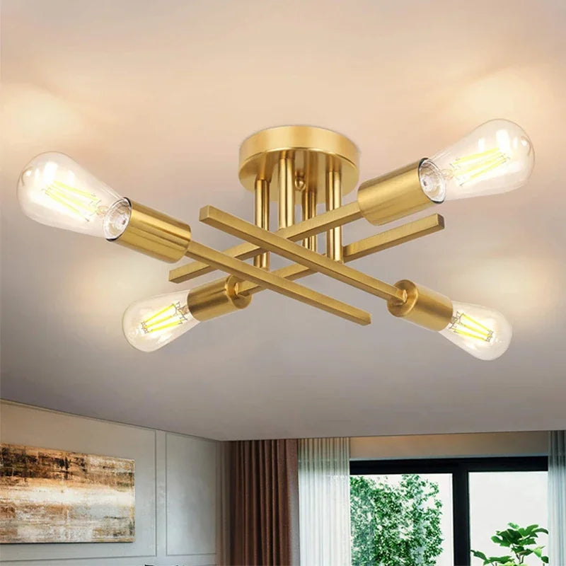 Lustre Para Sala de Jantar e Estar Sputnik