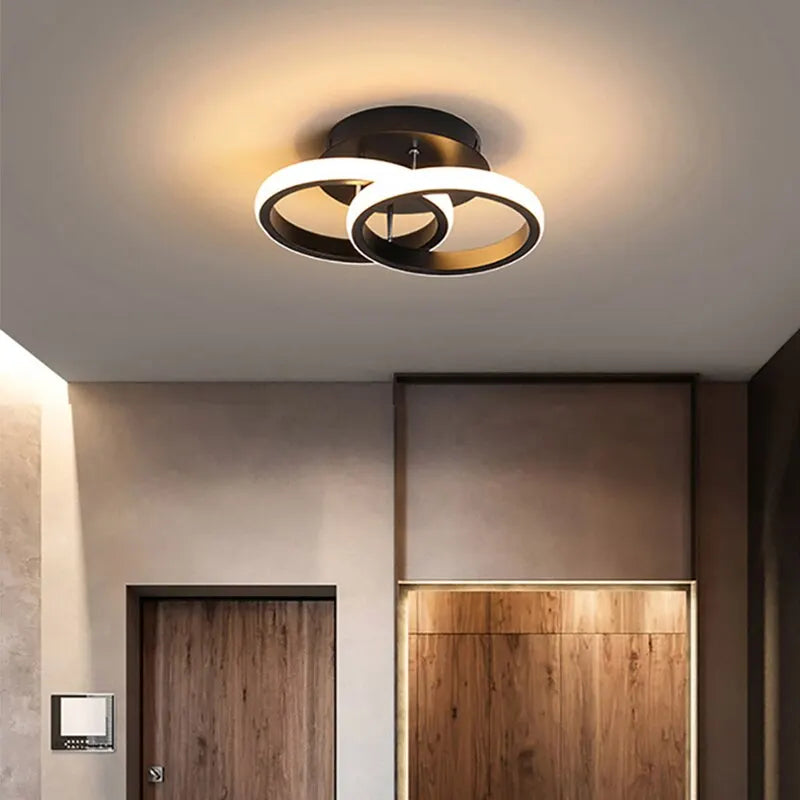 Luminária de Teto LED Contemporânea com 3 Tons de Luz