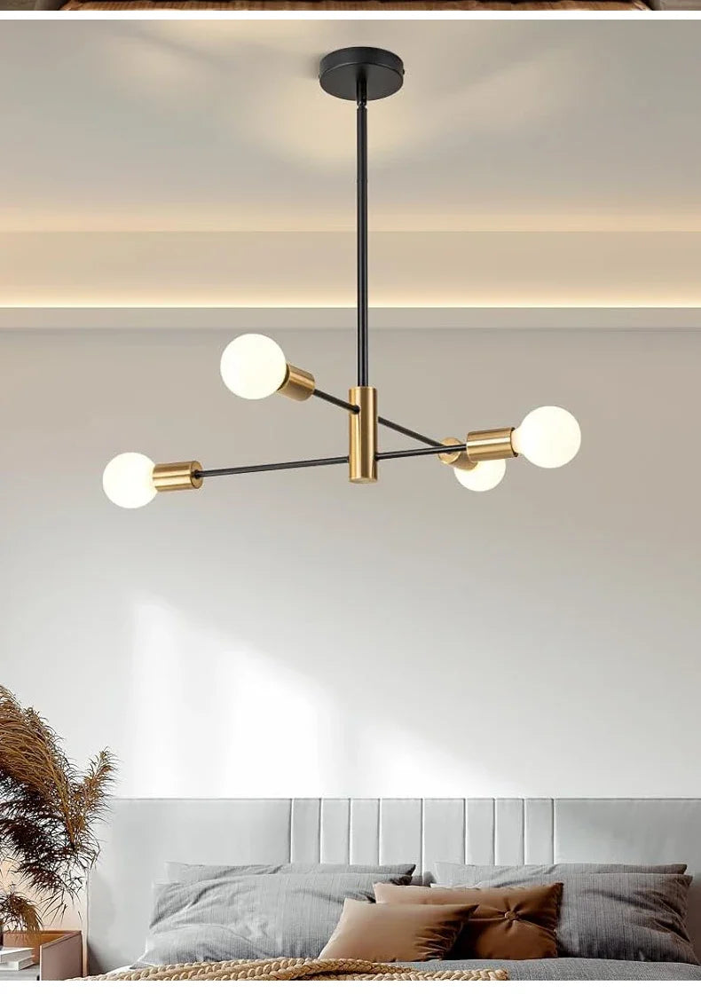 Lustre Nórdico Moderno Para Sala