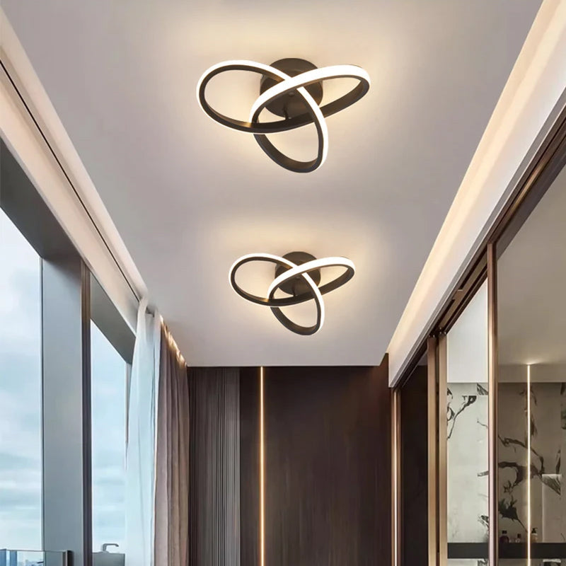 Luminária de Teto LED Contemporânea com 3 Tons de Luz