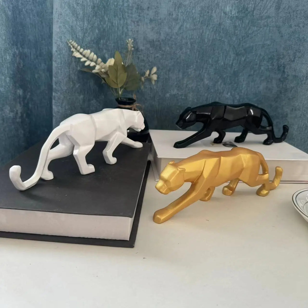 Pantera Decorativa em Resina – Brivar Decor