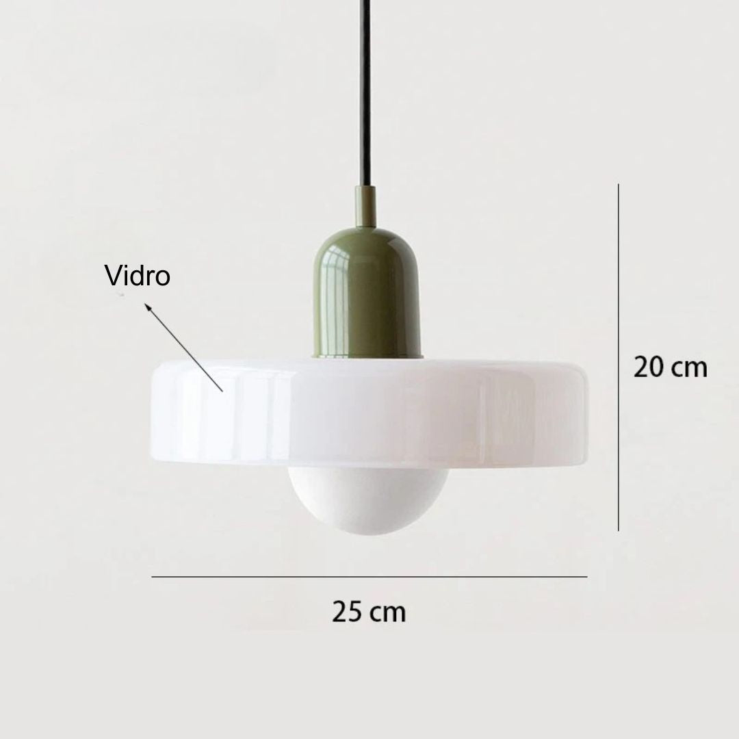 Lustre Pendente Amazonas em Vidro