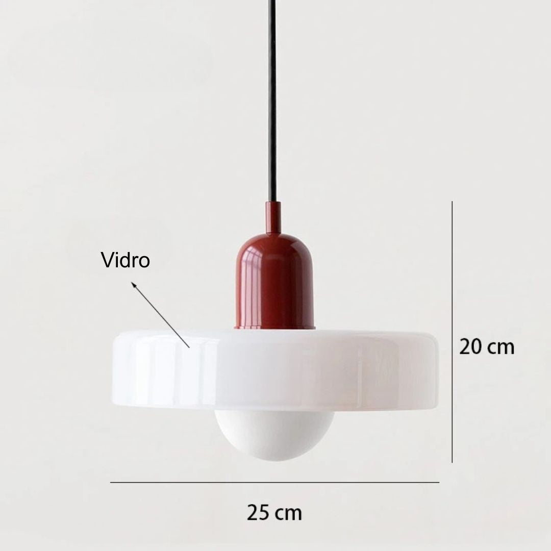 Lustre Pendente Amazonas em Vidro